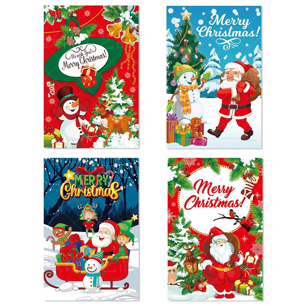 Christmas Decorative Wine Bottle Stickers - My Store 8 sheets pack, Y-00284