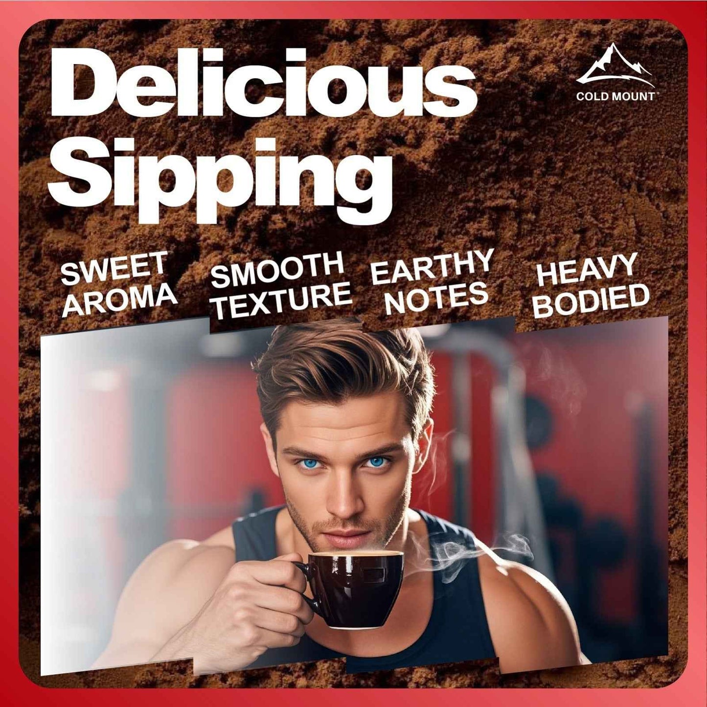Maca root coffee blend with smooth texture and sweet aroma for a delicious sipping experience