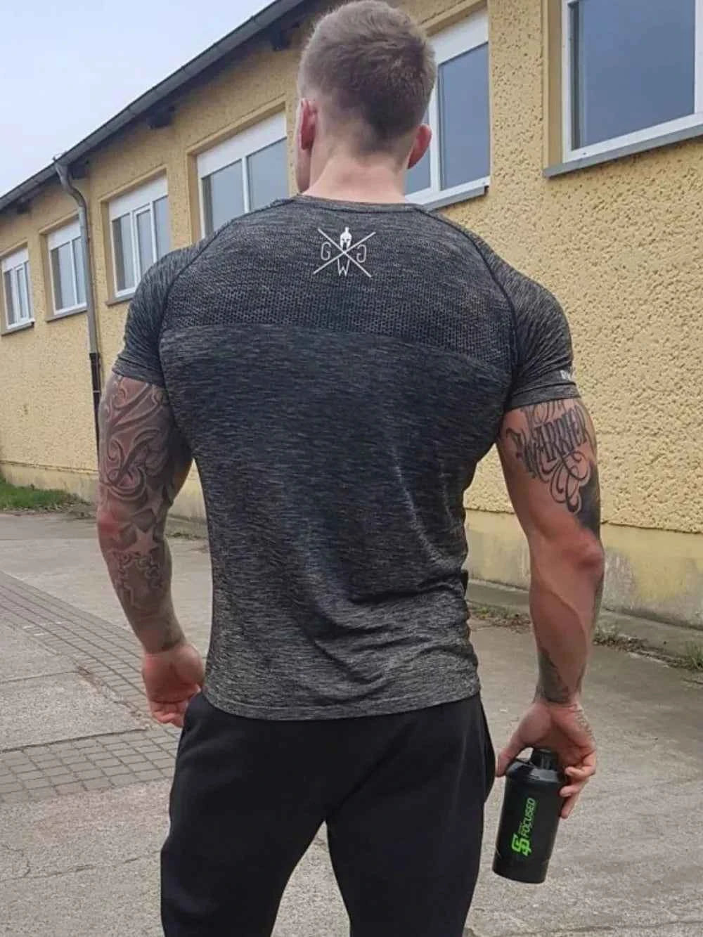 Men's Plus Size Round Neck Short Sleeve T-Shirt