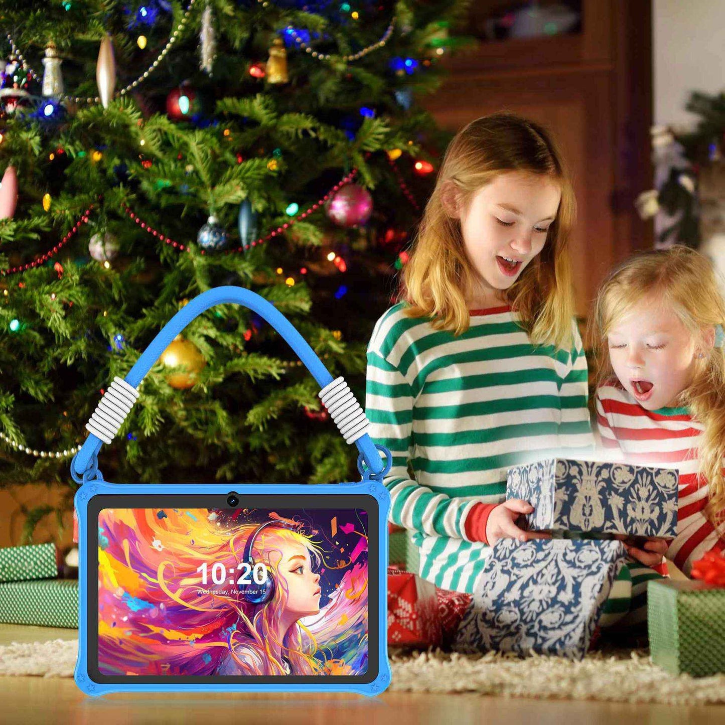 7-inch Children's Flat Strap Protective Silicone Case