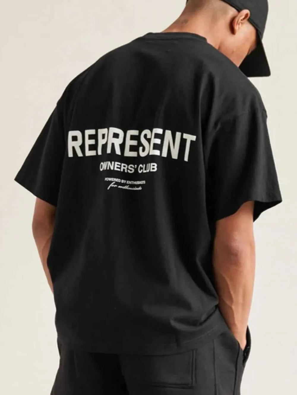 Men's Plus Size Letter Round Neck Half Sleeve T-Shirt