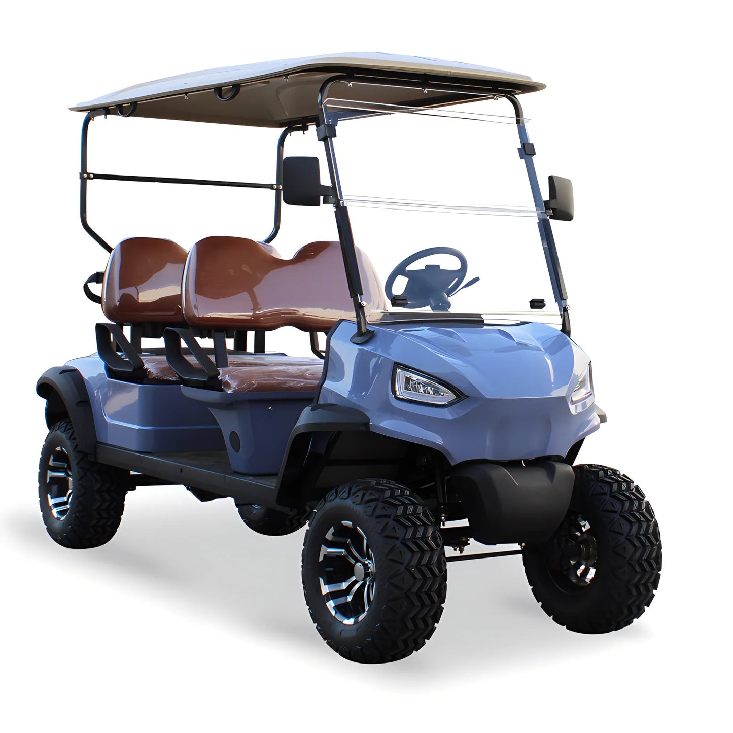 EEC Certified Street-Legal Electric Golf Cart - 72V Lithium Battery with Lifted Design