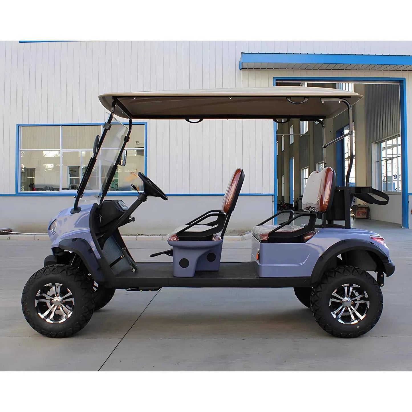 EEC Certified Street-Legal Electric Golf Cart - 72V Lithium Battery with Lifted Design