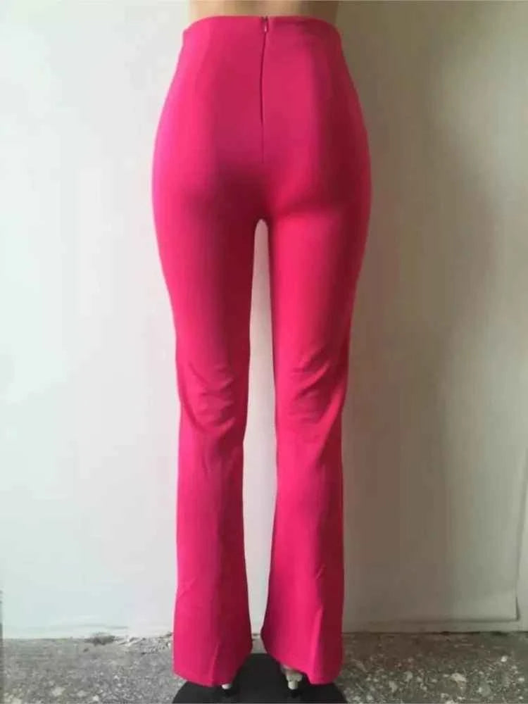 Elegant Essentials High Waist Wide Leg Pants - Top-Rated Office Fashion