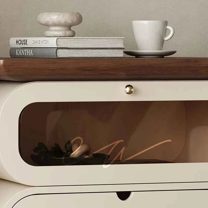 European Modern Bedside Table - Luxury Nightstand with Storage