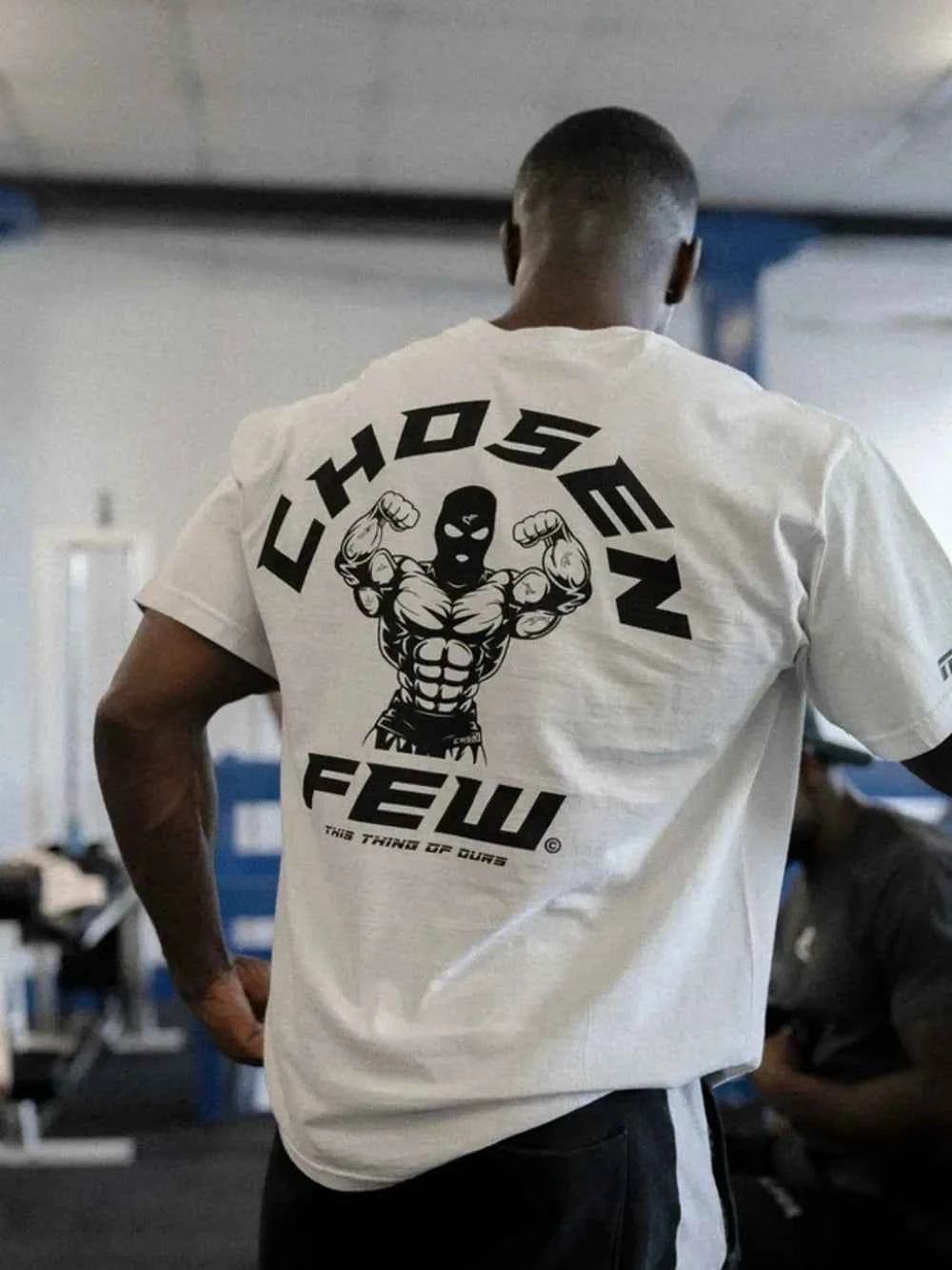 Men's Graphic Round Neck Short Sleeve T-Shirt White