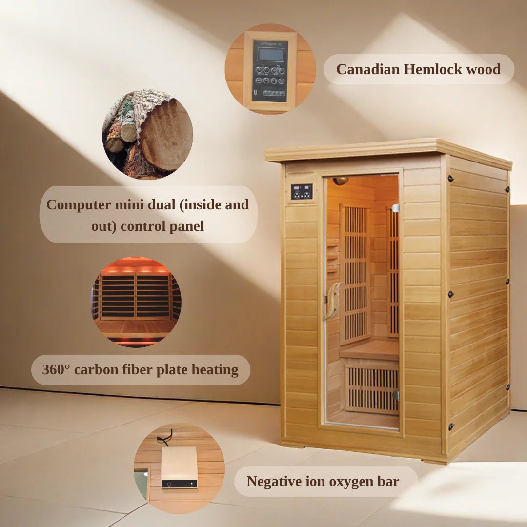 Far Infrared Sauna with Intelligent Temp Control