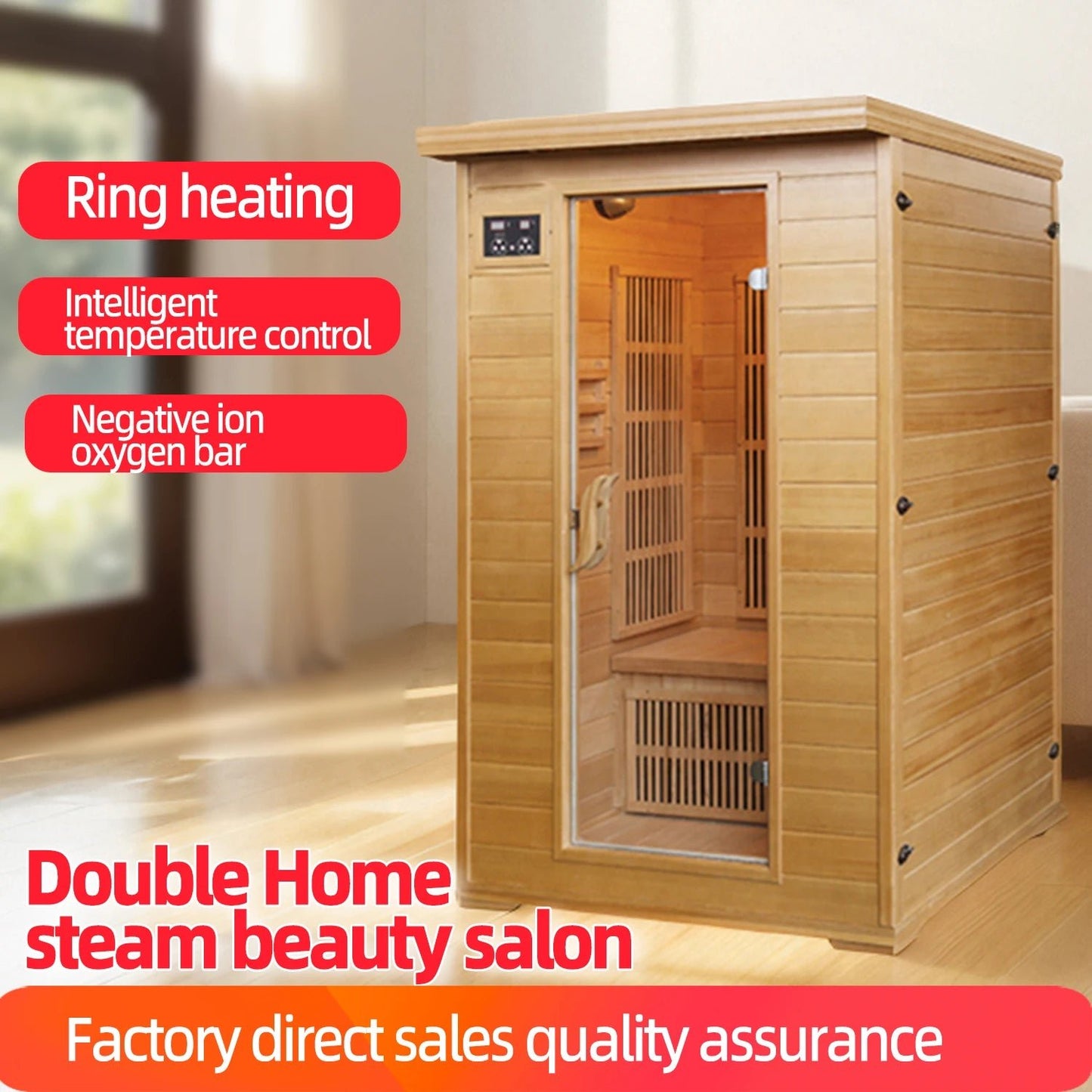 UltraLux Far Infrared Sauna with Intelligent Temp Control
