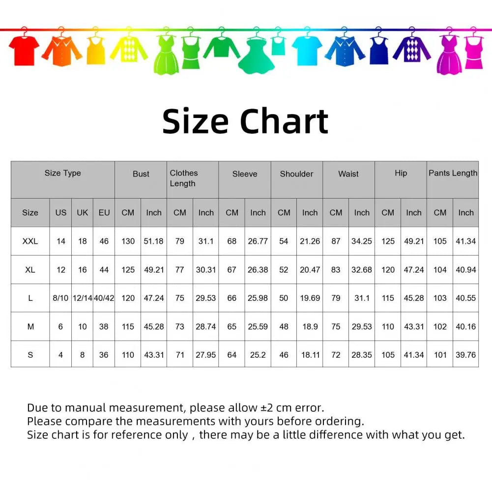 Size chart for My Store fashion men's activewear showing measurements for different sizes and fits