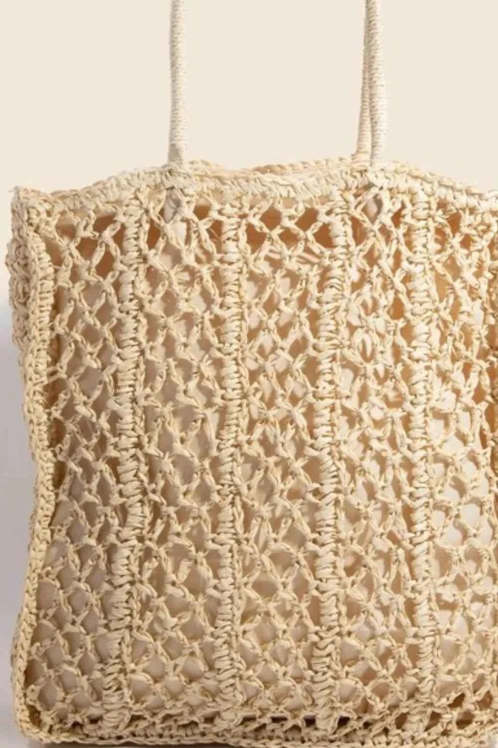 Fame Intricate Braided Tote Bag