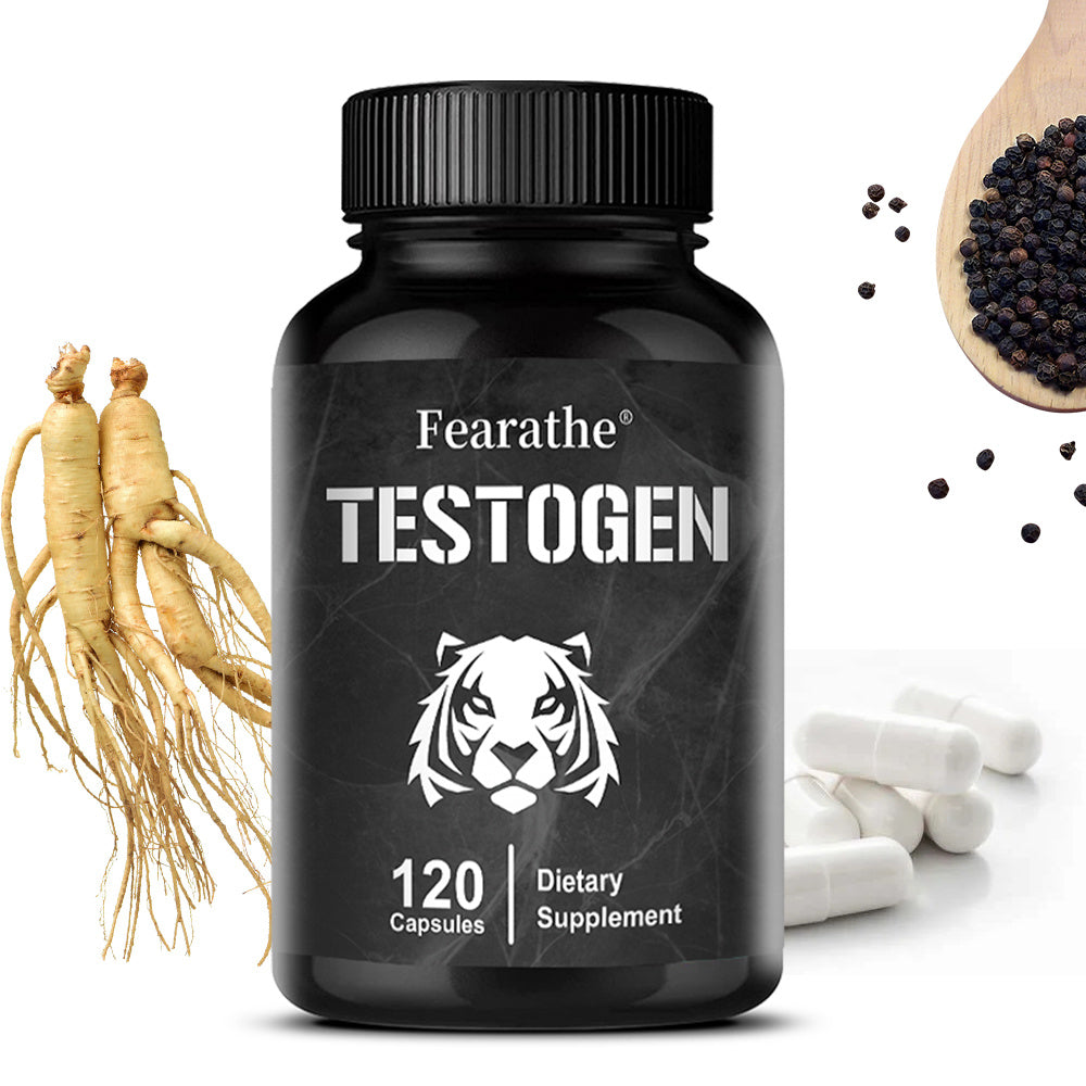 Fearathe Testogen Testosterone Booster Capsules - 120 Count