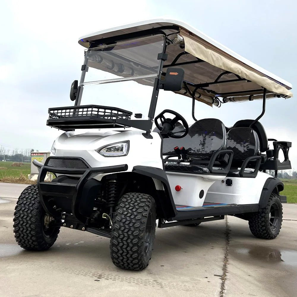 High-Performance 2-Seat Electric Golf Cart - Powerful 5000W Motor with Storage & Off-Road Capability MB 6 1