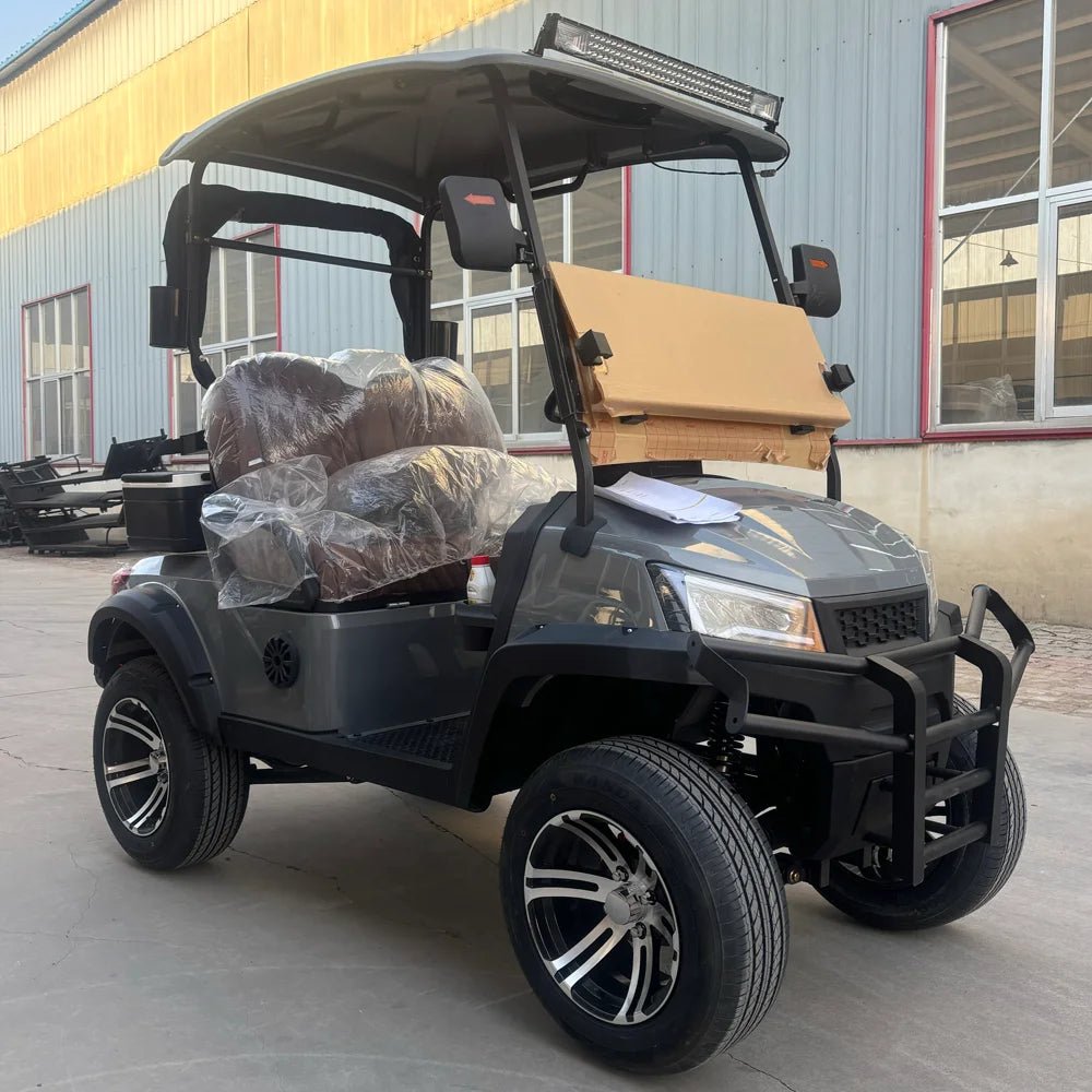 High-Performance 2-Seat Electric Golf Cart - Powerful 5000W Motor with Storage & Off-Road Capability
