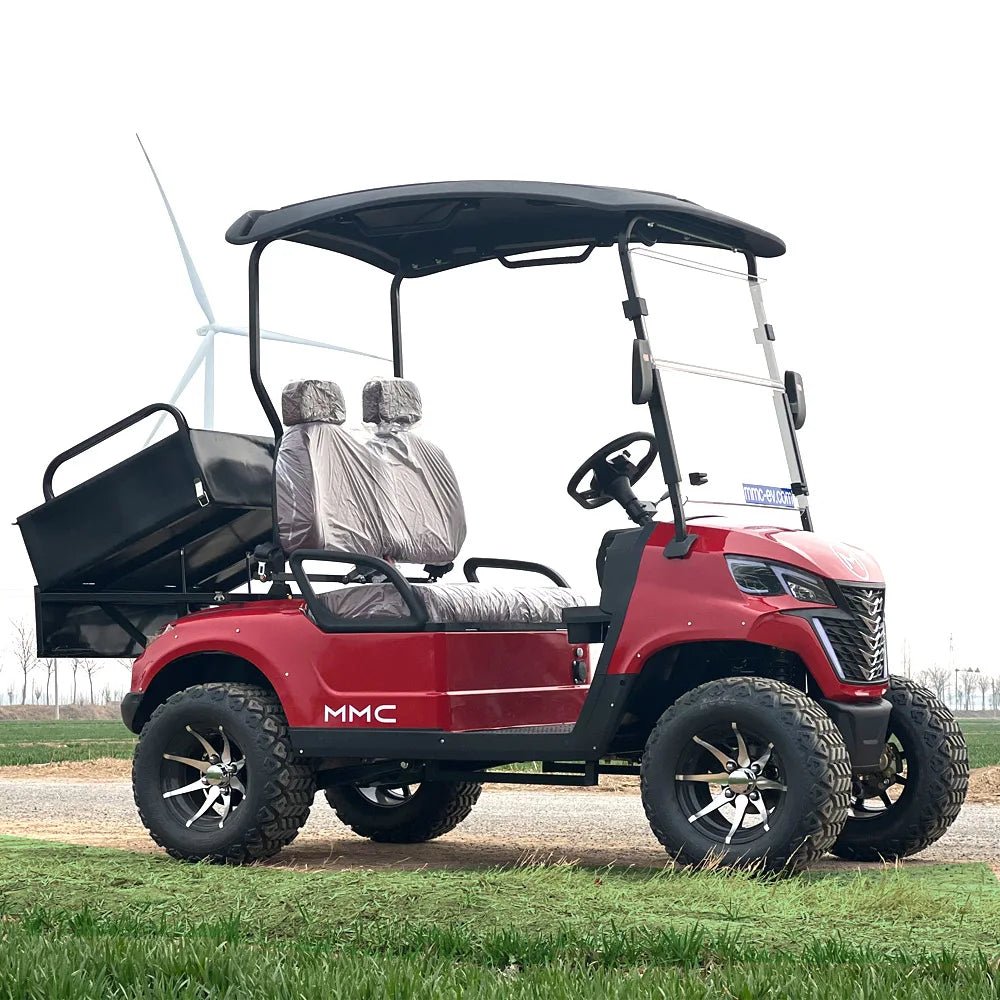 High-Performance 2-Seat Electric Golf Cart - Powerful 5000W Motor with Storage & Off-Road Capability MD 2