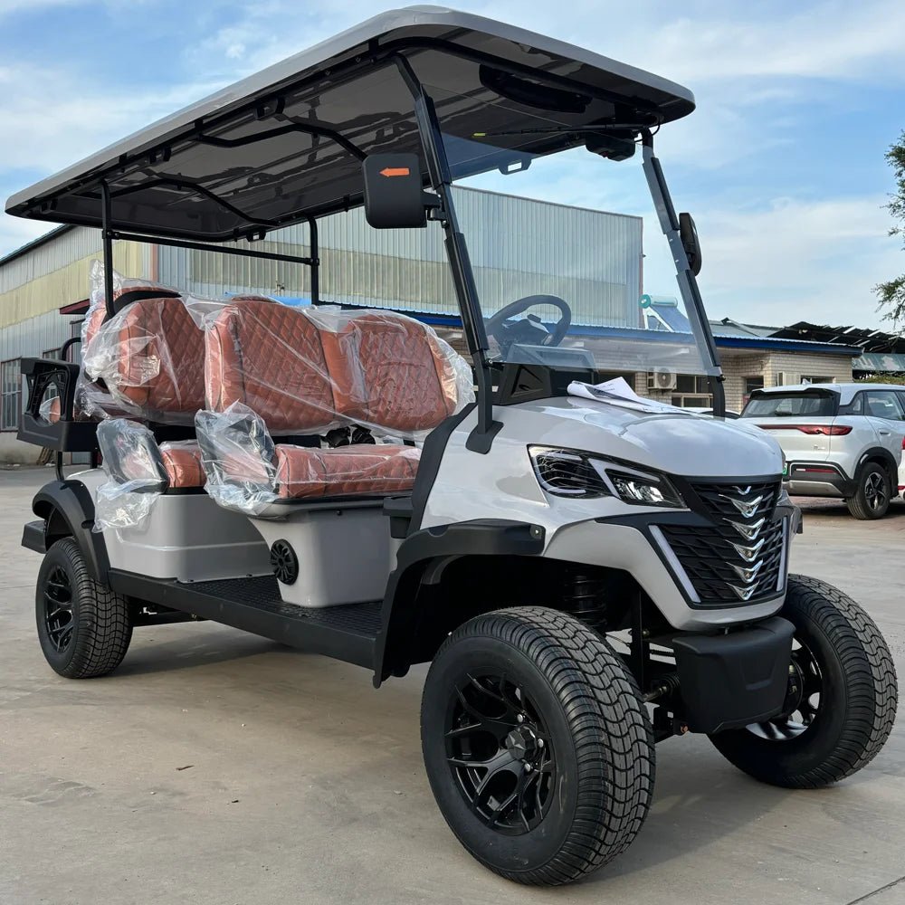 High-Performance 2-Seat Electric Golf Cart - Powerful 5000W Motor with Storage & Off-Road Capability