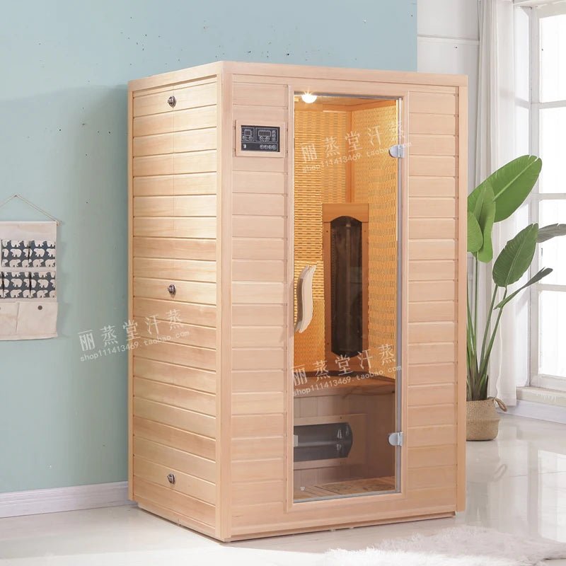 Home Sauna Room for Relaxation double