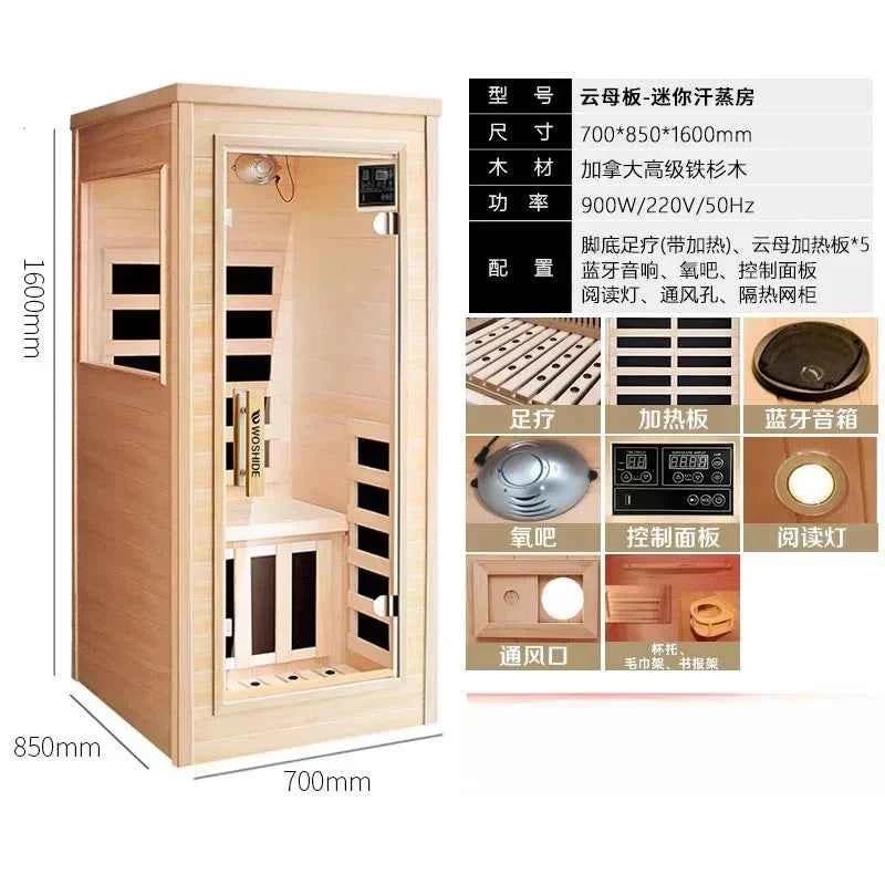 Home Sauna Room - Ultimate Wellness & Detoxification Experience - Top-Rated Heating plate