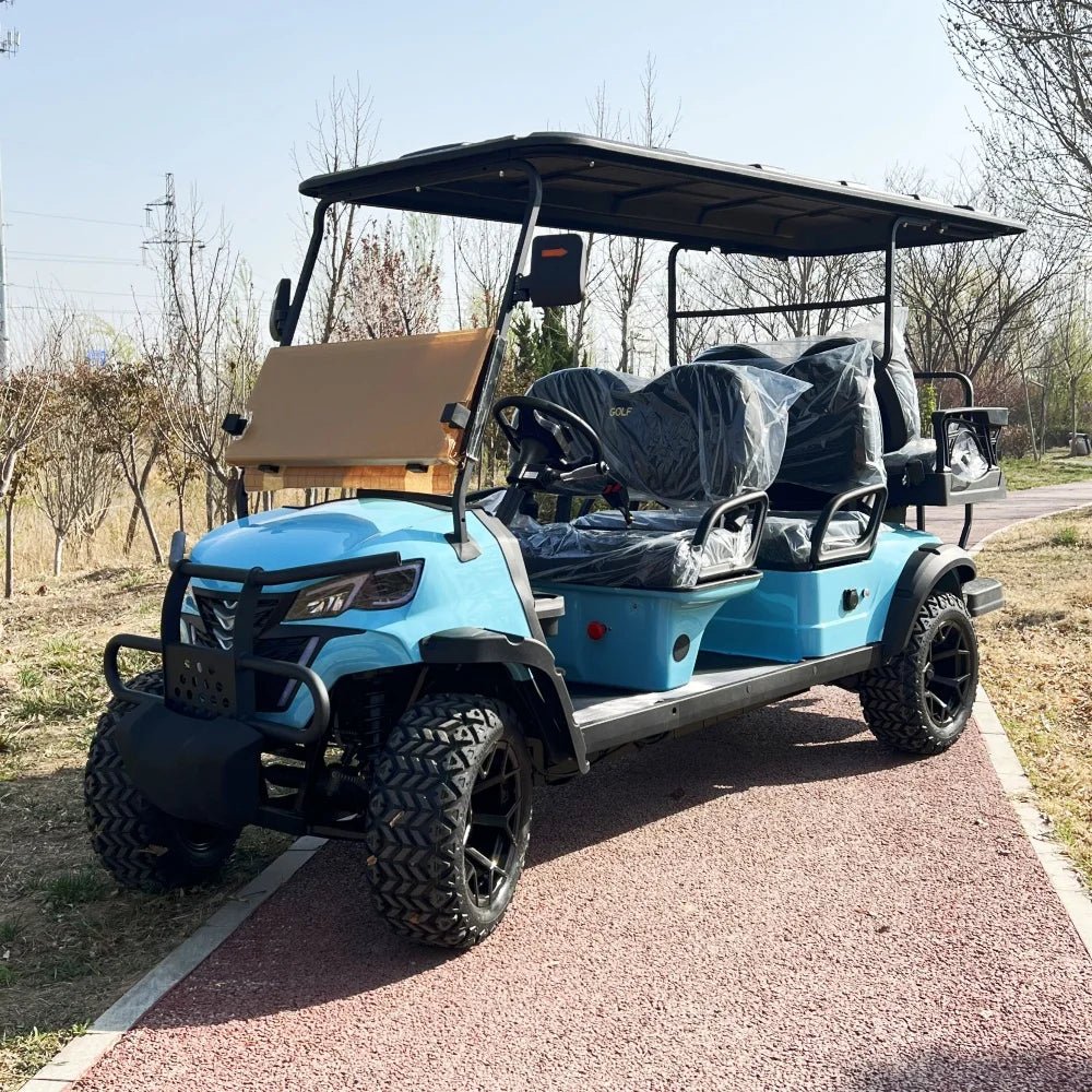 Hot Sale Popular Electric Golf Cart 6 Seater Lithium Battery Electric Scooter Manufacturer Customizable High NewTech For Adults 6 seats