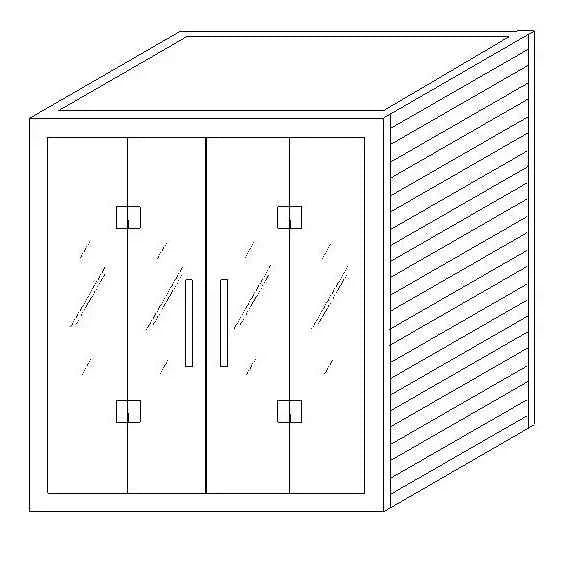 Indoor Red Cedar Hemlock Wooden Sauna Room Electric Dry Steam Steam 220v Control Panel Apartment Villa Garden