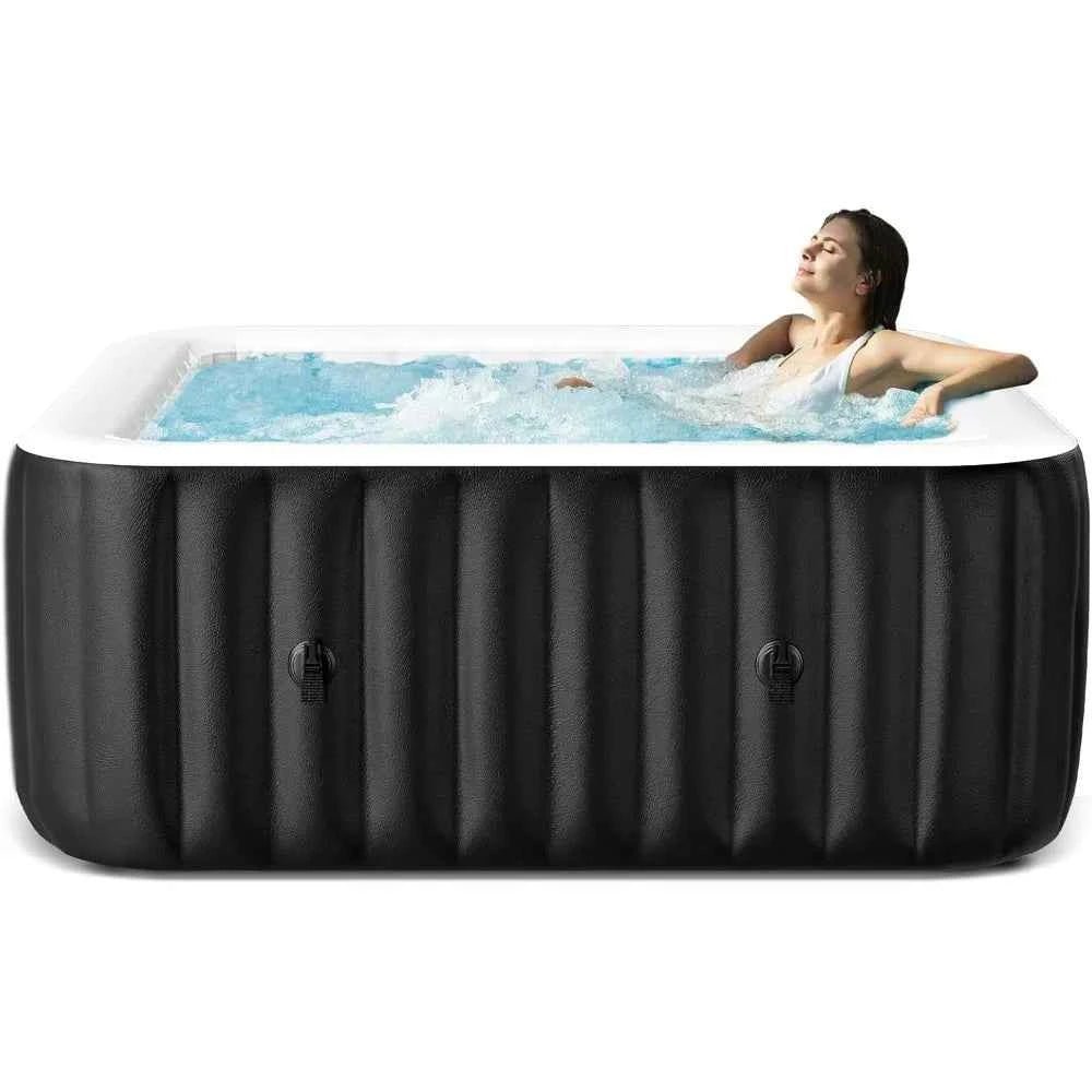 Inflatable Hot Tub - Ultimate Relaxation - Portable Blow Up Spa