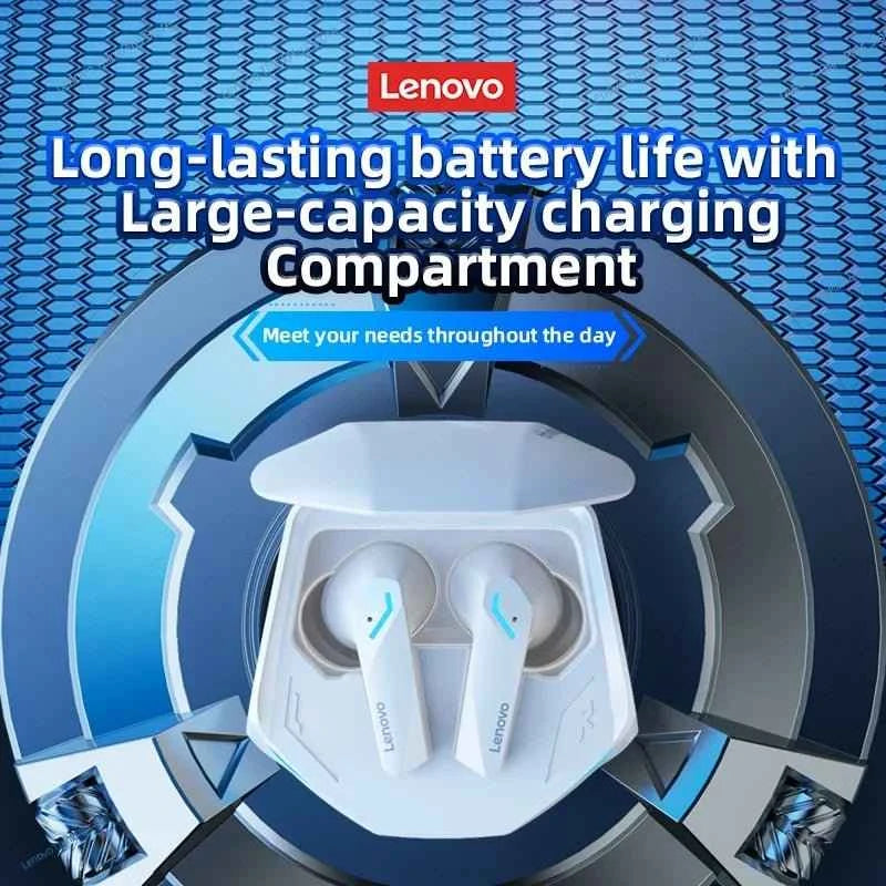 Lenovo GM2 Pro Gaming Earphones Bluetooth 5.3 Sport Headset Dual Mode HD Call Noise Reduction Earbuds with Mic For iPhone 2024