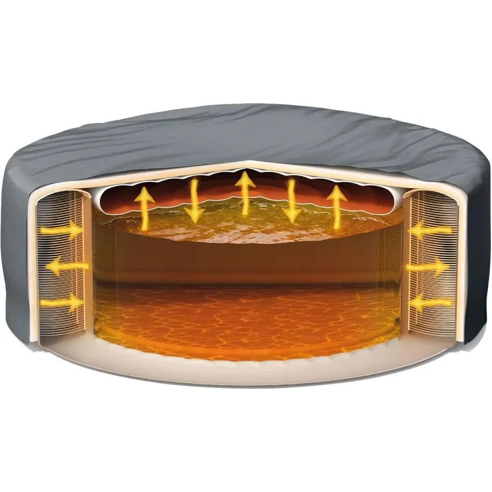 Luxurious 6-Person Portable Hot Tub - Enhance Your Relaxation Experience