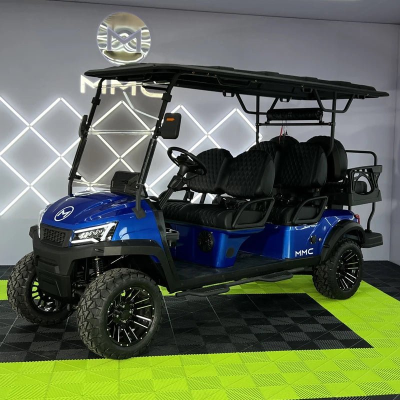 Luxury 6-Passenger Gas Golf Cart - Powerful 300cc/350cc Engine - Brand New Model