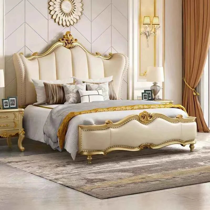 UltraLux Luxury European Bed with High-Quality Headboard - Enhance Your Bedroom Aesthetics