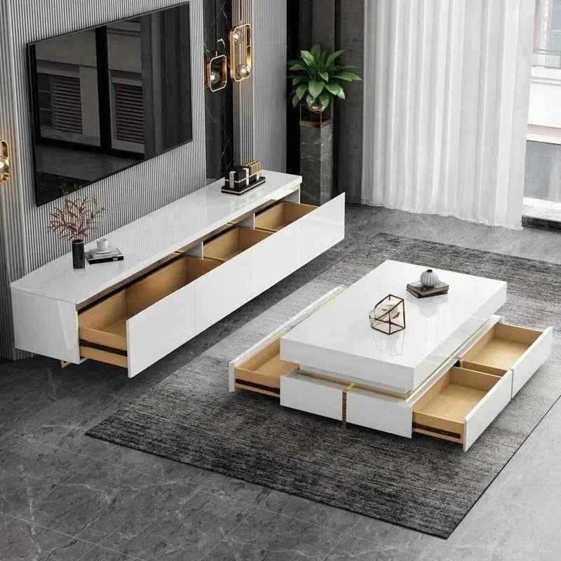 Luxury Living Room Center Table & TV Cabinet - Premium Quality for Stylish Homes