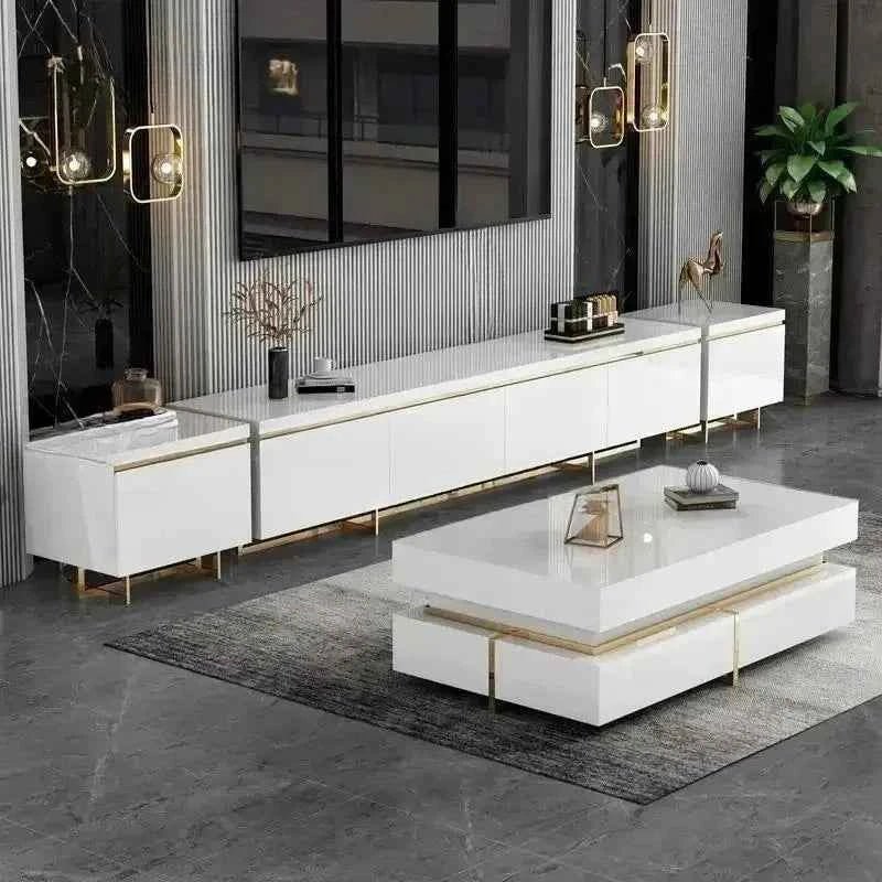 UltraLux Luxury Living Room Center Table & TV Cabinet - Premium Quality for Stylish Homes