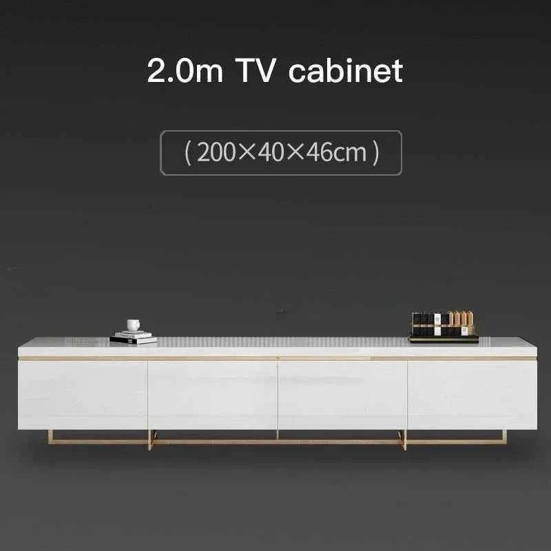 Luxury Living Room Center Table & TV Cabinet - Premium Quality for Stylish Homes 2M TV Cabinet