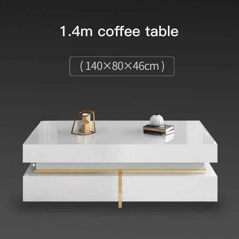 Luxury Living Room Center Table & TV Cabinet - Premium Quality for Stylish Homes 1.4M coffee table