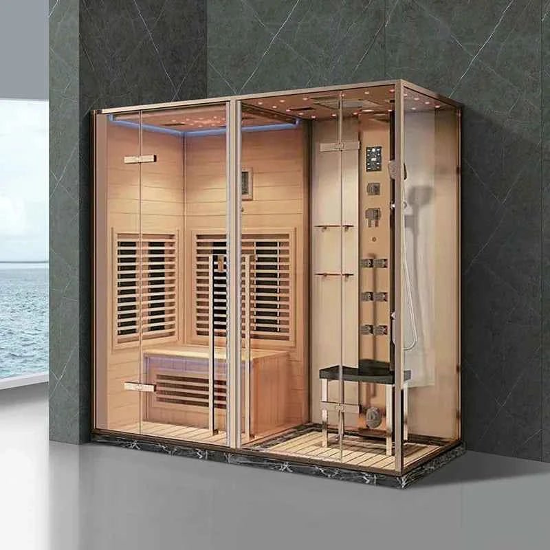 Luxury Steam Shower Sauna Unit - Ultimate Relaxation for Home