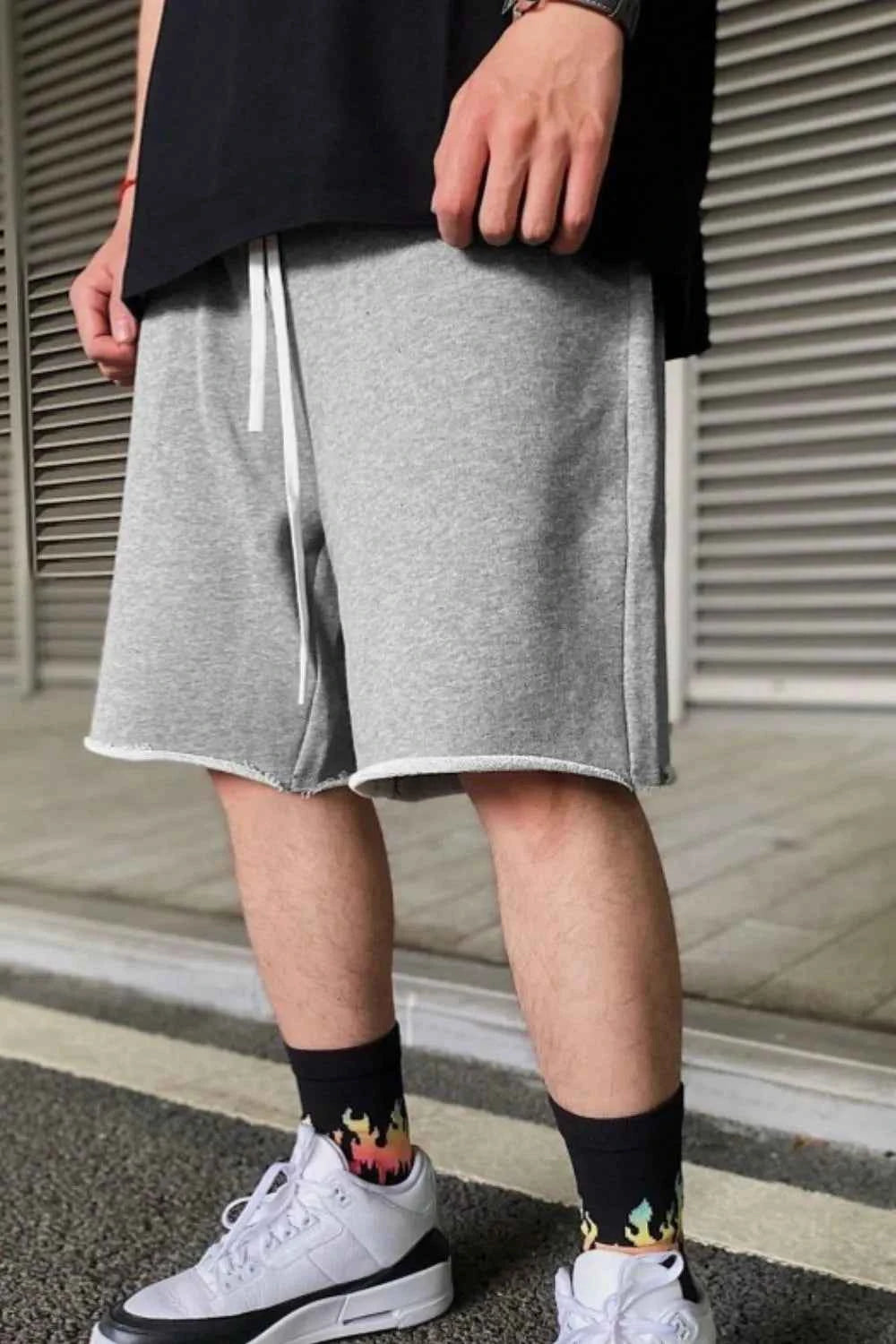 Men's Plus Size Shorts for Comfortable Style Gray