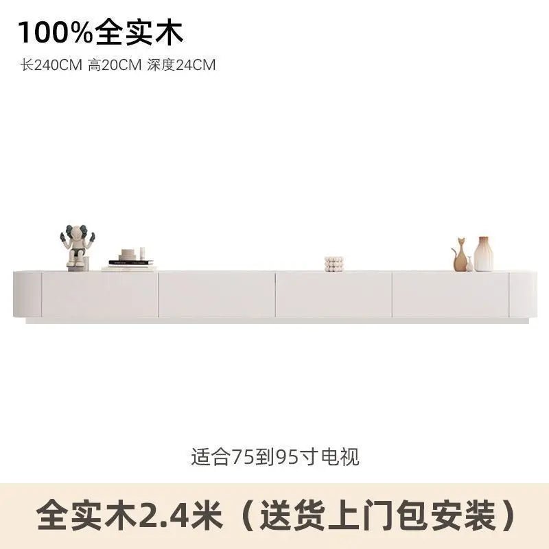 Modern Luxury Coffee Table Cabinet Combo - Space-Saving Living Room Furniture White 2.4 meters sol 1