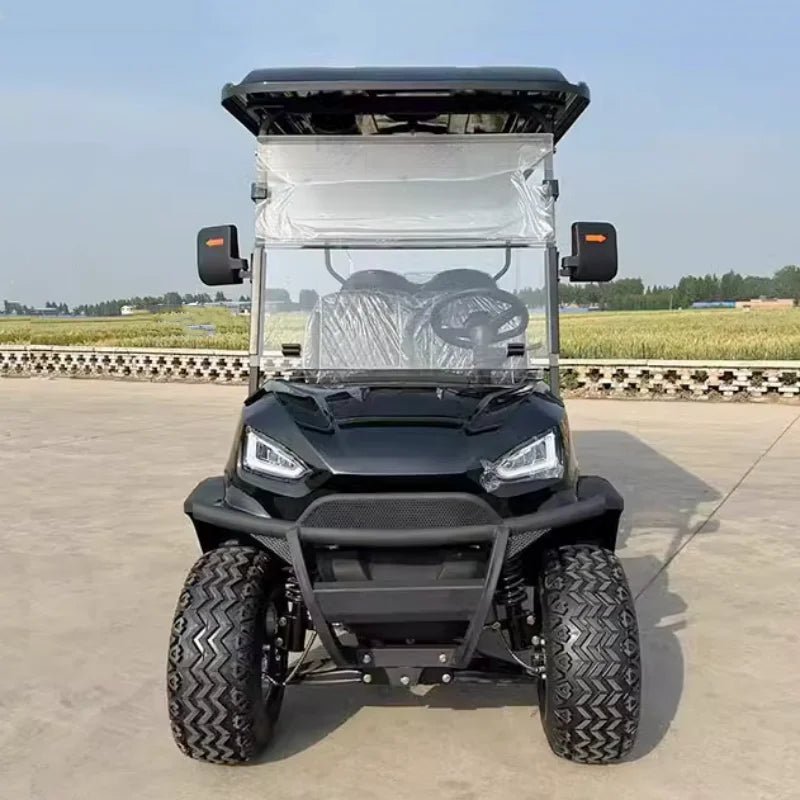New Design Professional Custom Electric Golf Cart Hunting Lithium Battery 4 Persons 2+2 Seats Golf Cart Off-road Buggy Vehicle