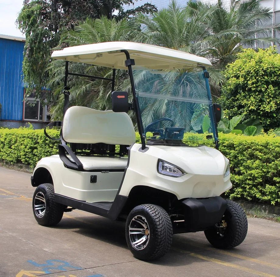 New Design Professional Custom Electric Golf Cart Hunting Lithium Battery 4 Persons 2+2 Seats Golf Cart Off-road Buggy Vehicle 2 seats
