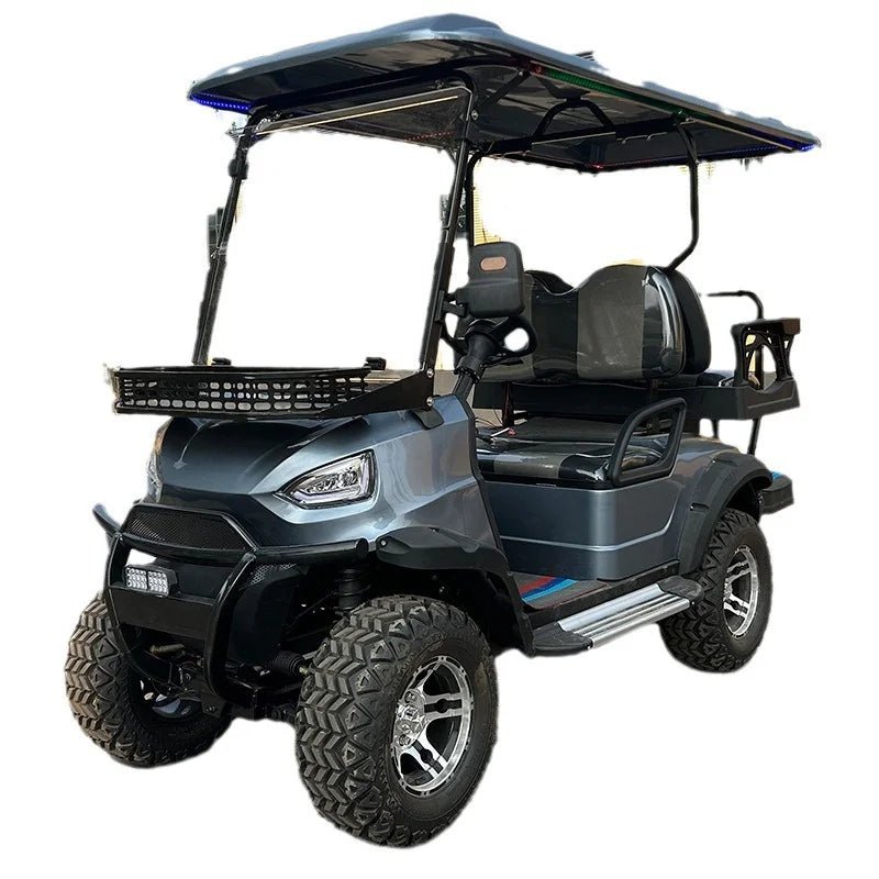 New Design Professional Custom Electric Golf Cart Hunting Lithium Battery 4 Persons 2+2 Seats Golf Cart Off-road Buggy Vehicle