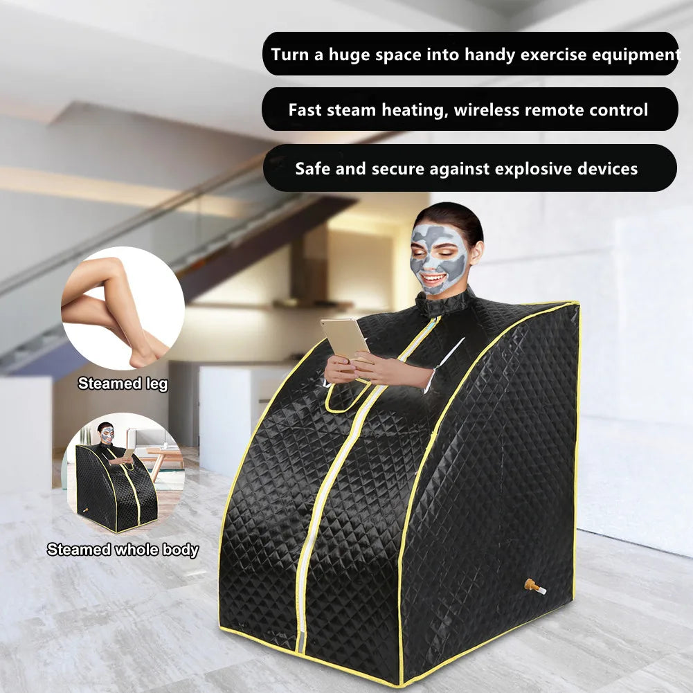 Portable Home Steam Sauna for Relaxation and Detox