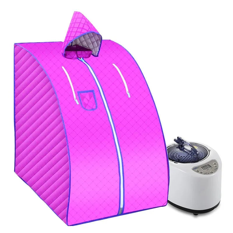 Portable Home Steam Sauna for Relaxation and Detox Purple