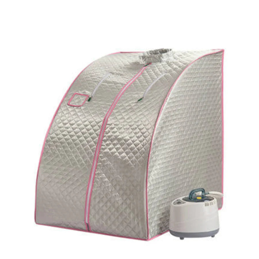 Portable Home Steam Sauna for Relaxation and Detox Silver