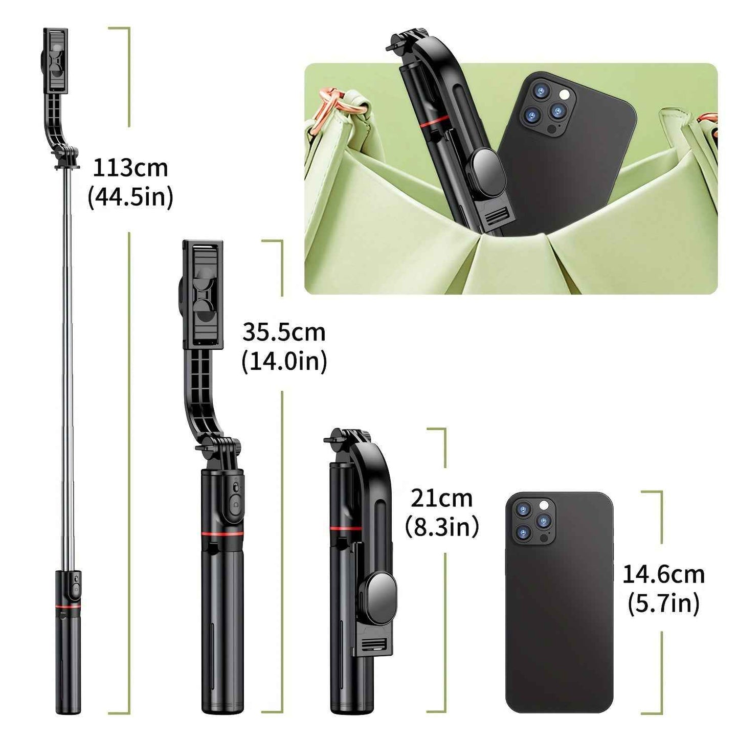 Portable Selfie Stick Tripod for Effortless Photos