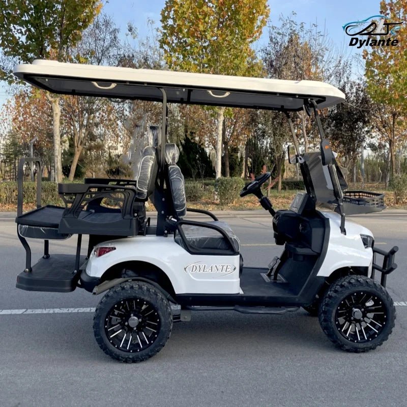 Premium 4-Seat Electric Golf Cart - Independent Suspension & Four-Wheel Disc Brakes - Hunting Ready