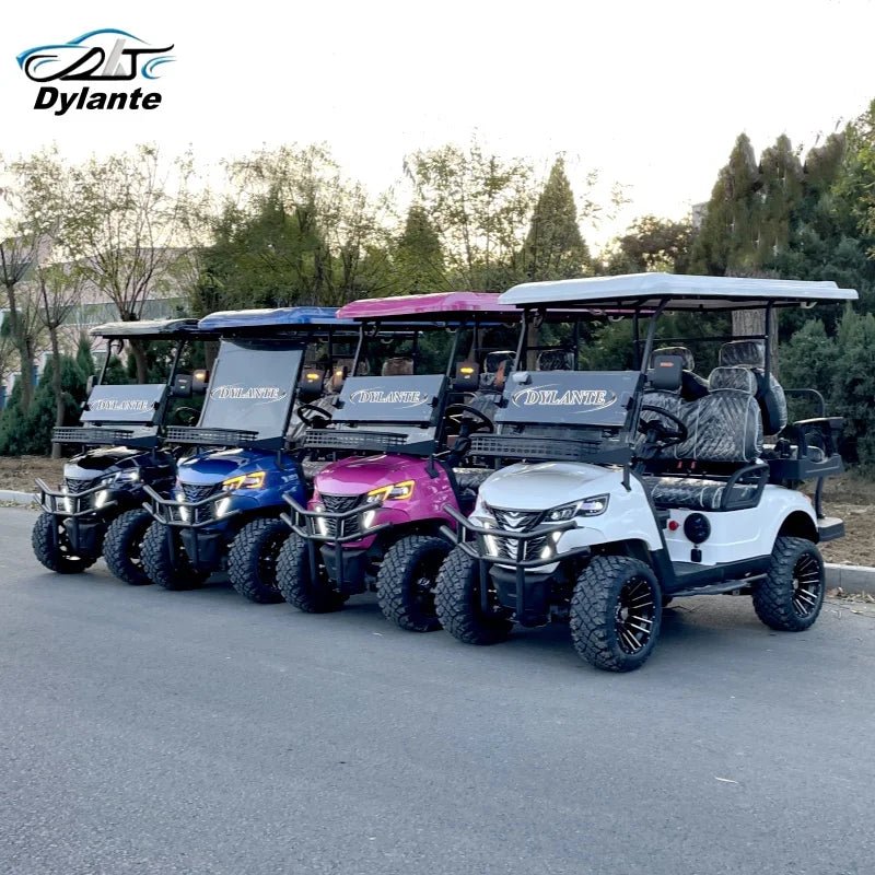 Premium 4-Seat Electric Golf Cart - Independent Suspension & Four-Wheel Disc Brakes - Hunting Ready motor