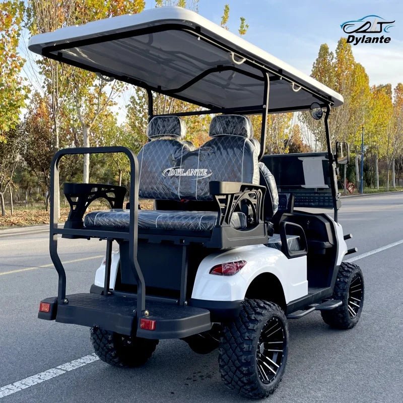 Premium 4-Seat Electric Golf Cart - Independent Suspension & Four-Wheel Disc Brakes - Hunting Ready
