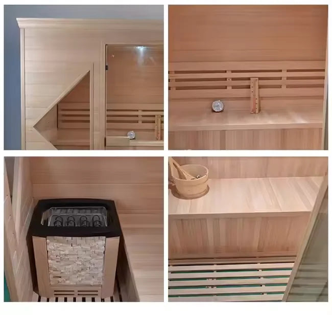 Premium Red Cedar 3 Person Sauna