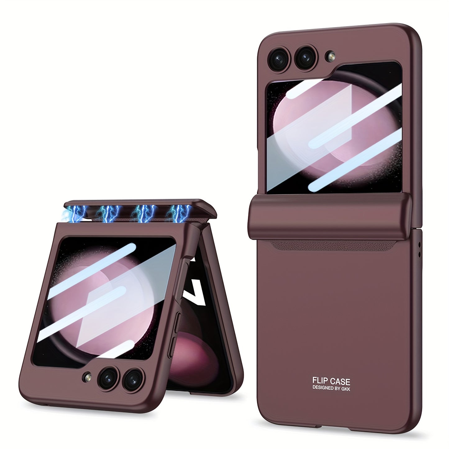Samsung Z Flip 5 Protective Case - Stylish & Durable Burgundy Samsung Galaxy Z Flip 5