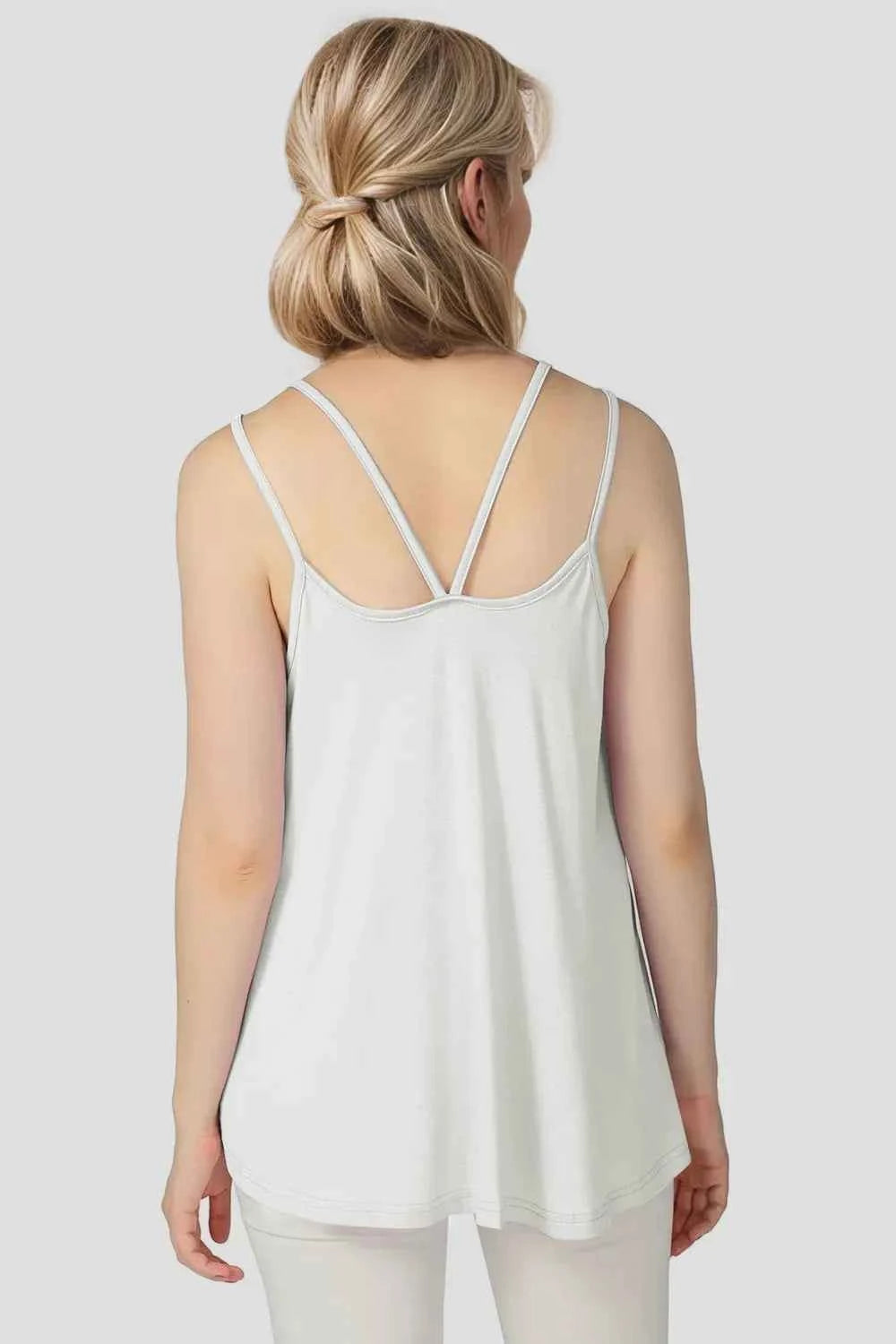 Double Spaghetti Strap Top in Sunny Yellow