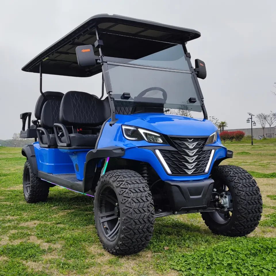 Versatile Electric Golf Cart - Multi-Purpose for Hunting, Farming & Beach - Premium Golf Buggy 6 seats