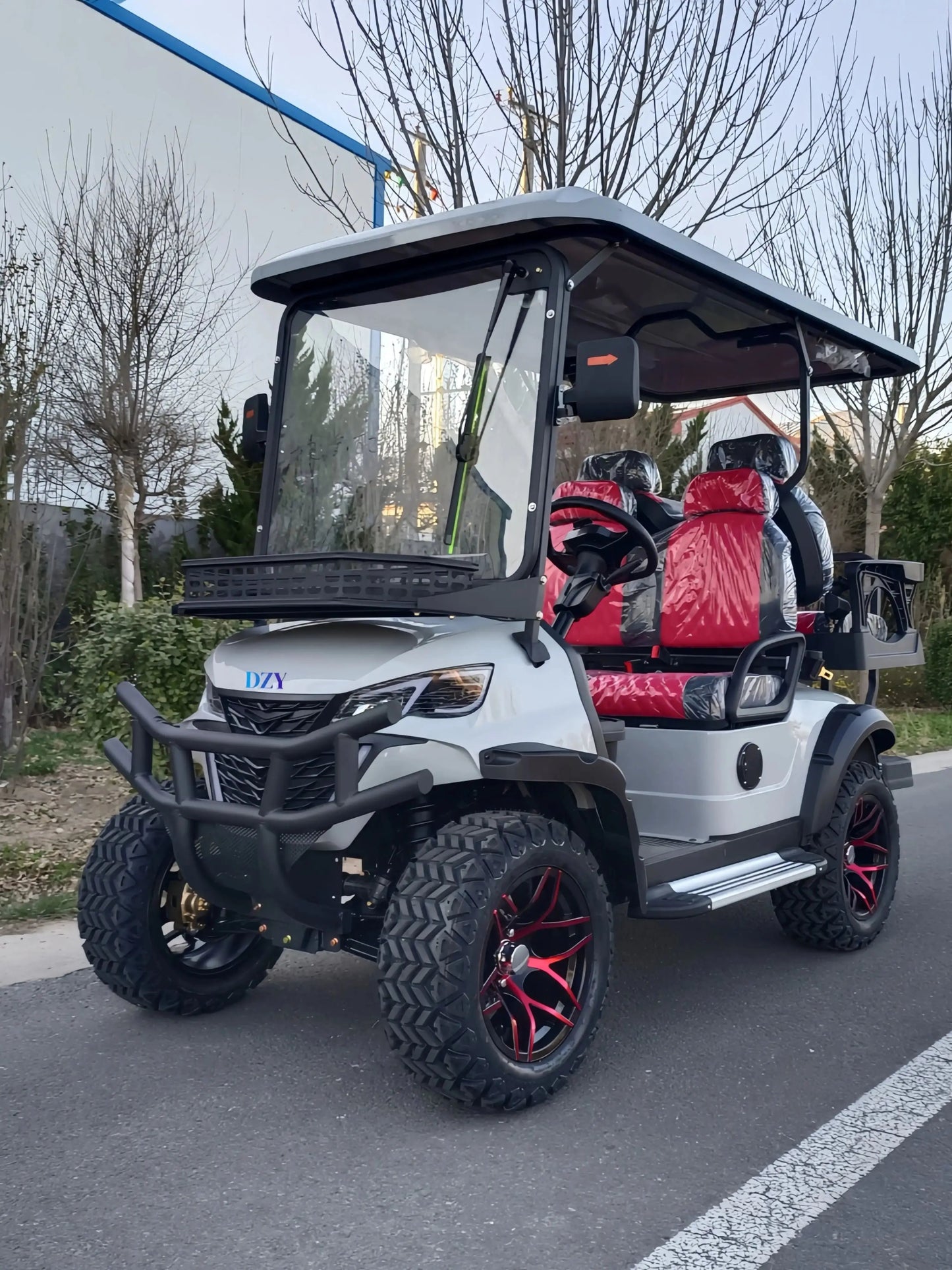 Versatile Electric Golf Cart - Multi-Purpose for Hunting, Farming & Beach - Premium Golf Buggy 4seats
